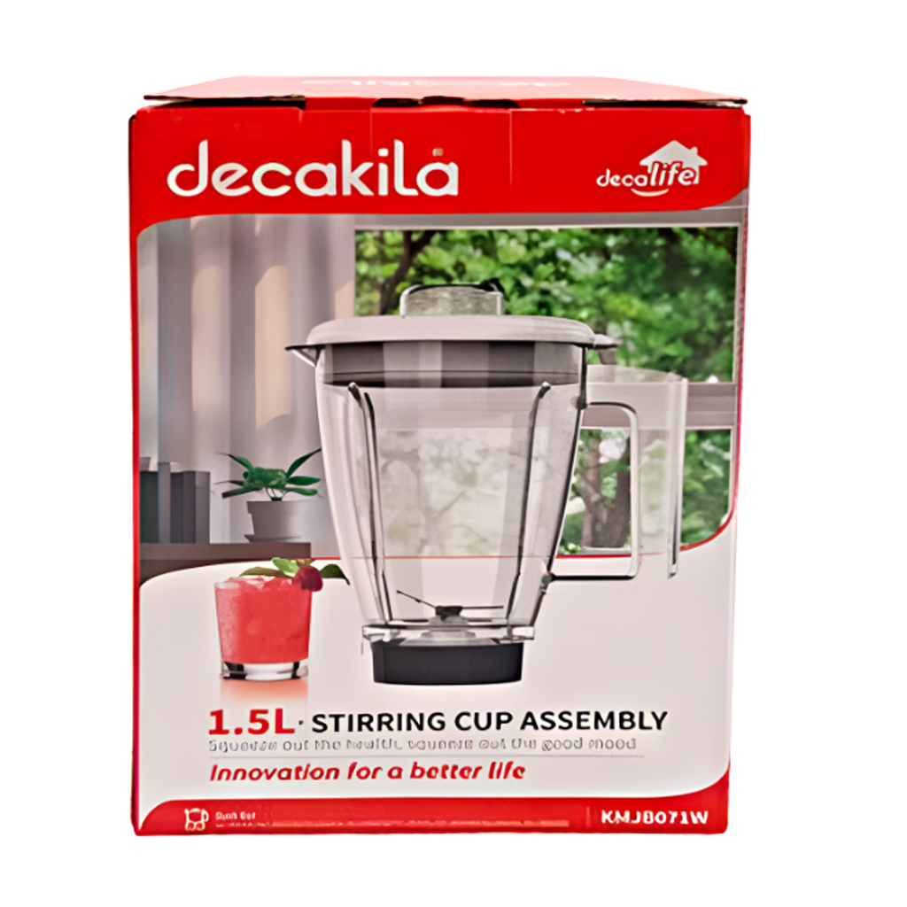 JARRA LICUADORA PLASTICA 1.5LTS COMPLETA DECAKILA KMJB071W