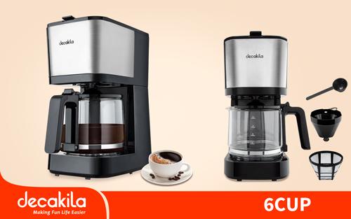 KUCF003B CAFETERA ELECTRICA 0.75L/6TAZAS 600W DECAKILA