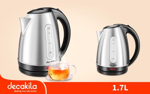 KUKT004W HERVIDORA DE AGUA ACERO INOXIDABLE 1.7L DECAKILA