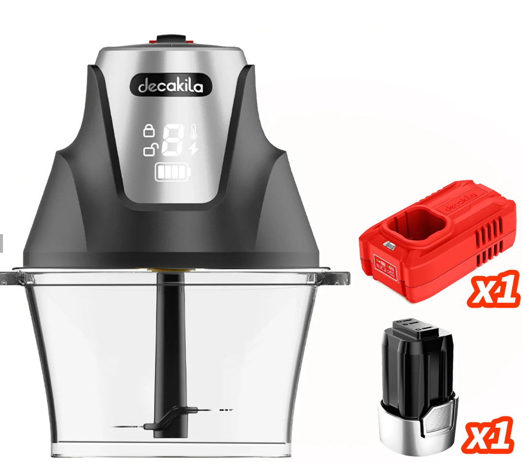 TRITURADOR RECARGABLE DE ALIMENTOS 2LTS 200W DC16V 2000MAH DECAKILA KUMG029B