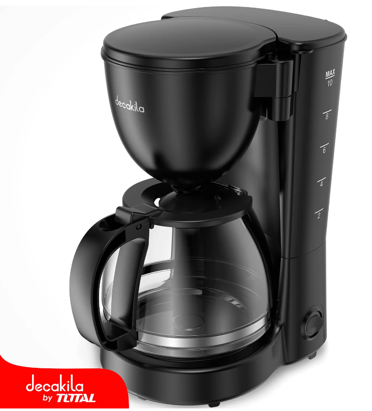 KUCF001B CAFETERA ELECTRICA 1.25L/10TAZAS 750W DECAKILA
