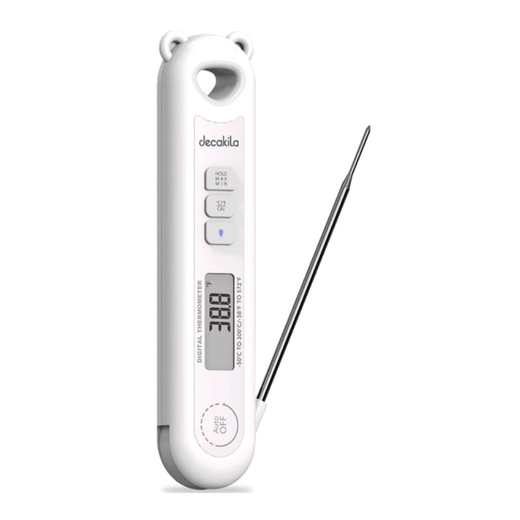 KMTT061W TERMOMETRO D/CARNE °C/°F 50°C/300°C BAT CR2302 DECAKILA