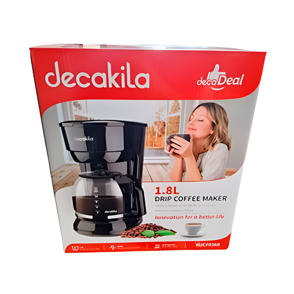 KUCF036B CAFETERA DE GOTEO C/FILTRO NYLON 1.8L 900W DECAKILA