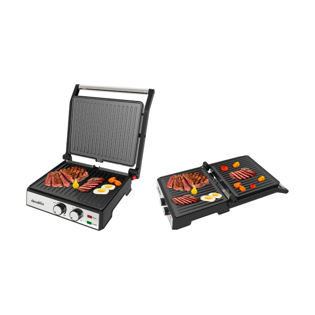 KUEC079M PARRILLA ELECTRICA ANTIADHERENTE 1500W 120V 50/60HZ L290×W240mm DECAKILA