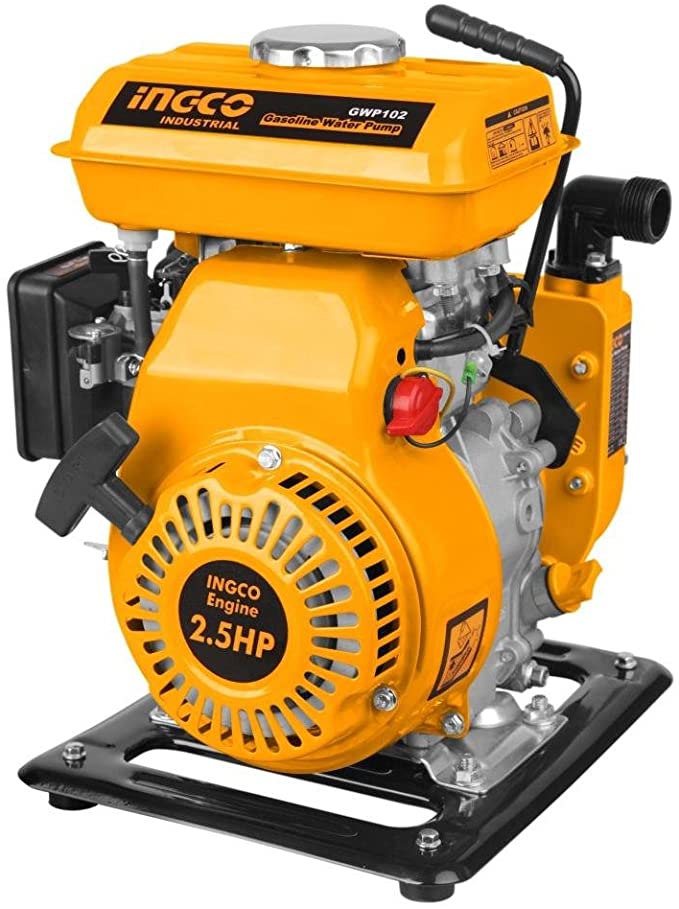 MOTOBOMBA GASOLINA 100L/MIN 16M 2.5hp INGCO GWP102