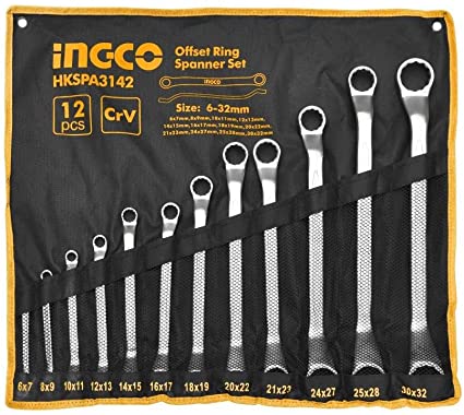 JUEGO DE LLAVES ACODADAS INGCO HKSPA3142