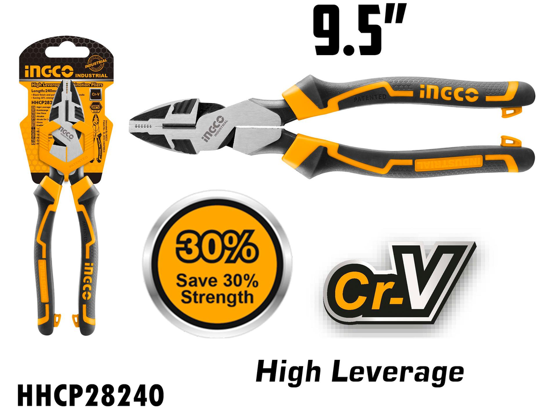 ALICATES PARA ELECTRICISTA 9.5 INGCO HHCP28240