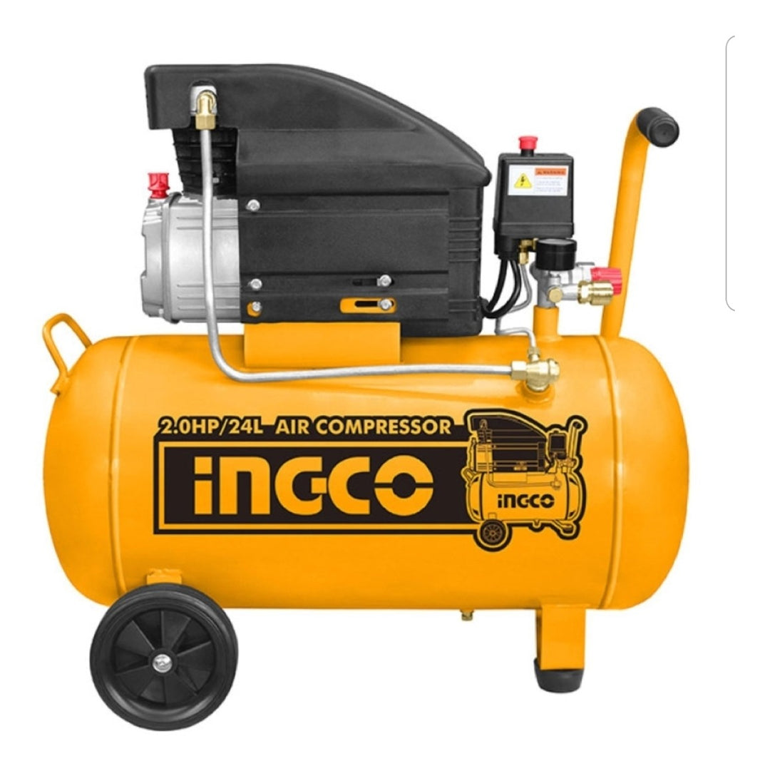 COMPRESOR DE AIRE 2HP/24LTS/ 6,3GLS 110-120V 60HZ 1.5KW INGCO UAC20246