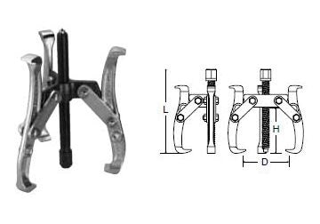 EXTRACTOR DE POLEAS 3 PATAS 8´´ 6000KG INGCO HGP08036
