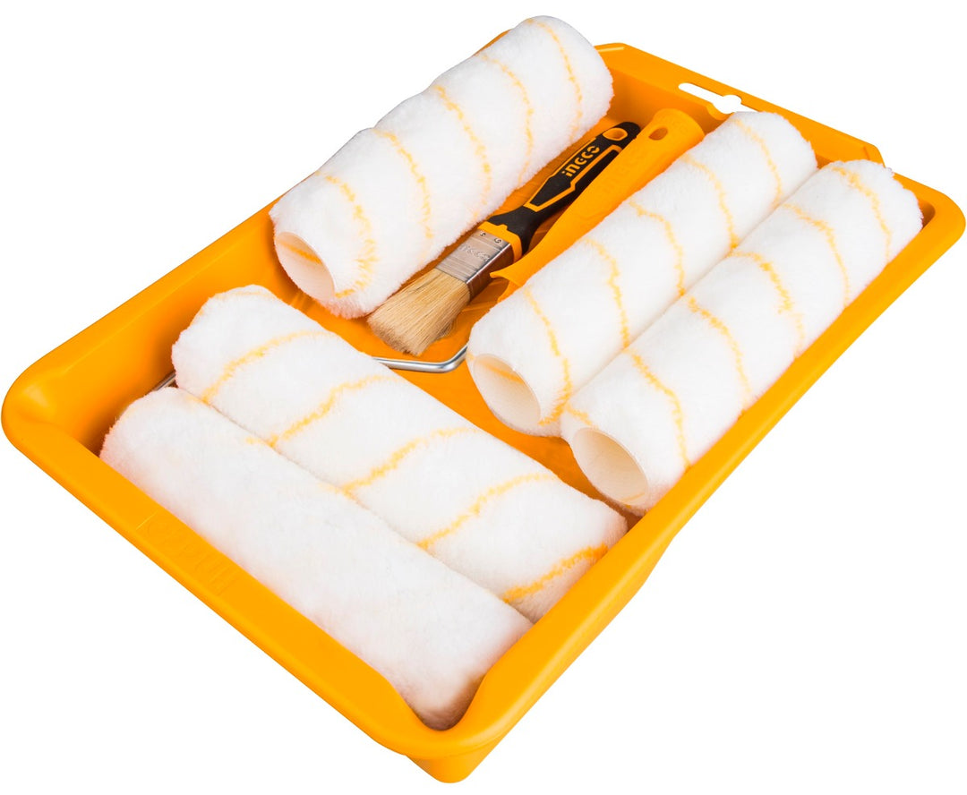 SET BANDEJA 1- BANDEJA, 4 ROLO,1-BROCHA Y PORTA ROLO INGCO HKTCB83230083
