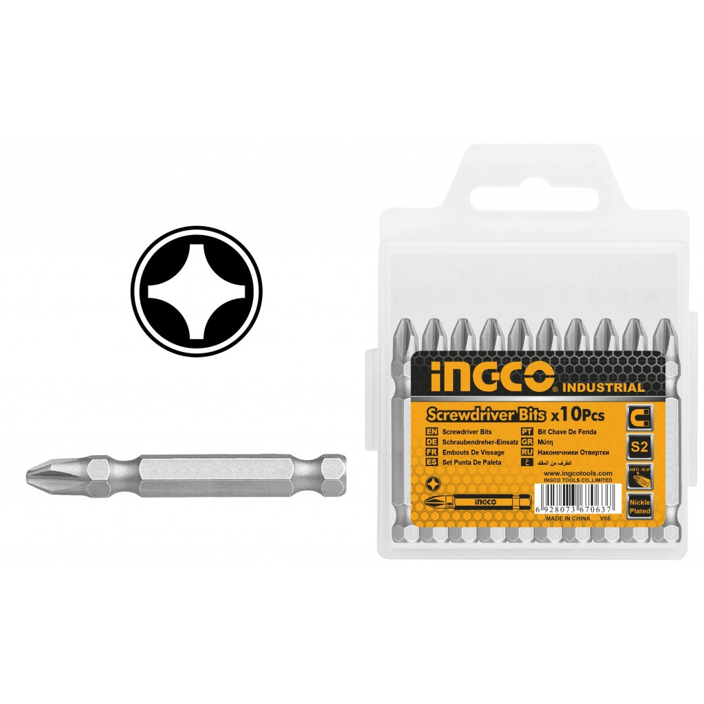 DESTORNILLADOR PH2 50MM POR CAJITA 10 PCS UNA CAJITA INGCO SDB11PH223