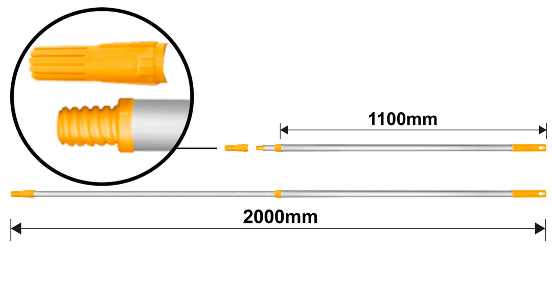 BARRA EXTENSIBLE PARA PINTAR 200CM INGCO HRCEP0205