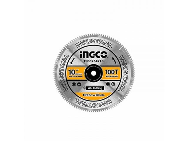 DISCO DE SIERRA P/ALUMINIO 10 X 3.1/16 X 100T INGCO TSB3254210