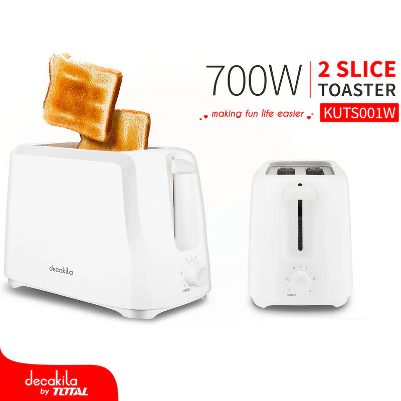 KUTS001W TOSTADORA 2 PANES ELECTRICO 700W DECAKILA