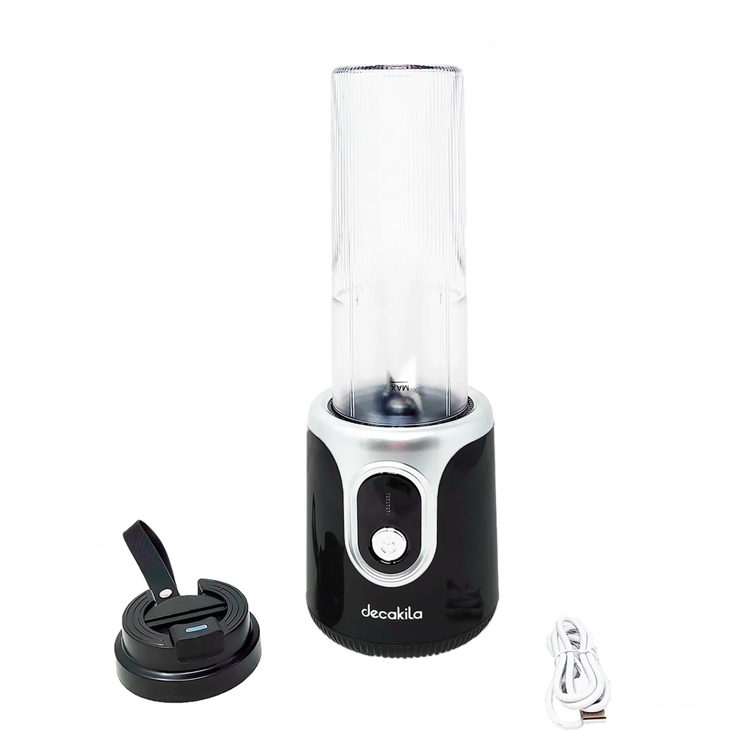 LICUADORA PORTATIL RECARGABLE 500ML 120W DC 7.4V 2000MAH USB DECAKILA KMJB022W