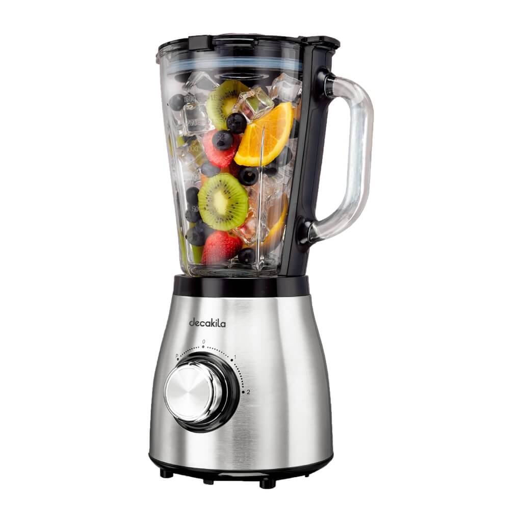 LICUADORA ELECTRICA JARRA CRISTAL 1.5L 2VEL. 500W DECAKILA KUJB006M
