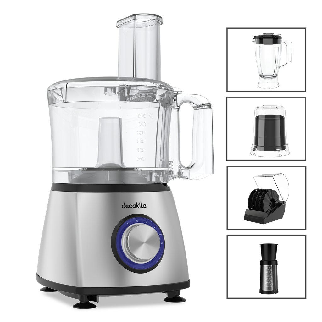 KUJC005S JUEGO PROSESADORA DE ALIMENTOS ELECTRICO 1L 400W DECAKILA