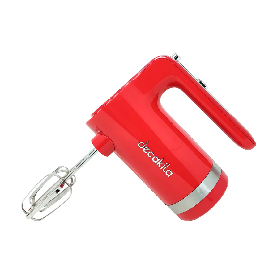 BATIDORA DE MANO ROJO/NEGRO USB DC 11.1V 90W 7 VELOCIDADES DECAKILA KMMX006R