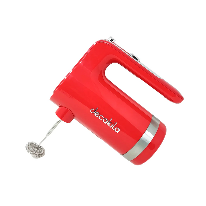 BATIDORA DE MANO ROJO/NEGRO USB DC 11.1V 90W 7 VELOCIDADES DECAKILA KMMX006R
