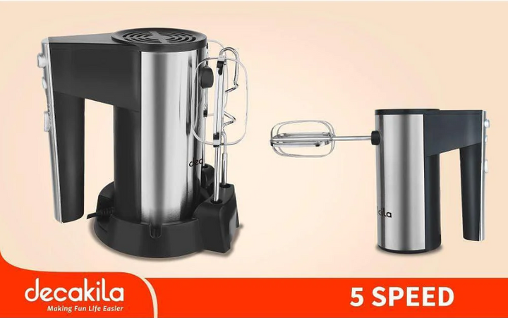 BATIDORA MANUAL ELECTRICA 150W 120V 50-60HZ 5VEL DECAKILA KUMX010M