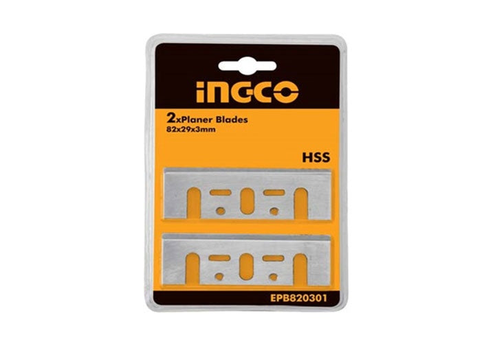 HOJA DE CEPILLADO  82*29*3.0MM  2PCS/SET INGCO EPB820301