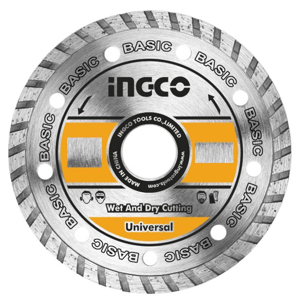 DISCO TURBO DIAMANTADO 230MM POR UNIDAD INGCO DMD032302